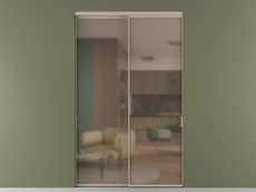 Перегородка Формато внутри проёма 2 створки