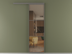 Перегородка Formato вдоль стены 1 створка