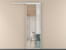 Перегородка Мозаик вдоль стены 1 створка