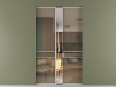 Перегородка Formato скрытый пенал 2 створки