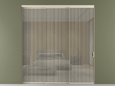 Перегородка Формато внутри проёма 3 створки с синхронным механизмом