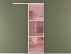 Перегородка Формато вдоль стены 1 створка