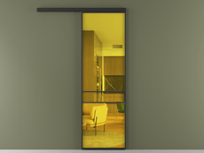 Перегородка Formato вдоль стены 1 створка