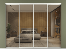 Перегородка Формато внутри проёма 4 створки