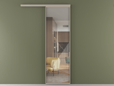 Перегородка Формато вдоль стены 1 створка