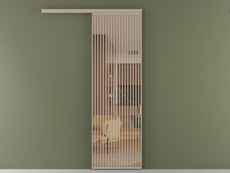 Перегородка Формато вдоль стены 1 створка