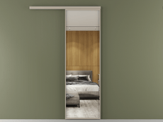 Перегородка Формато вдоль стены 1 створка