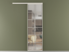 Перегородка Формато вдоль стены 1 створка