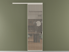 Перегородка Формато вдоль стены 1 створка