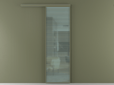 Перегородка Formato вдоль стены 1 створка