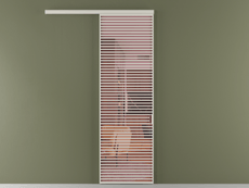 Перегородка Формато вдоль стены 1 створка