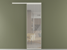 Перегородка Формато вдоль стены 1 створка