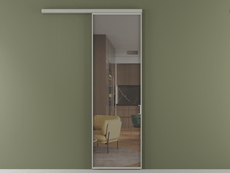 Перегородка Formato вдоль стены 1 створка