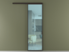 Перегородка Формато вдоль стены 1 створка