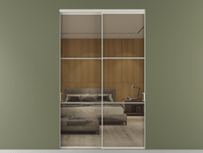 Перегородка Формато внутри проёма 2 створки