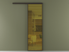 Перегородка Формато вдоль стены 1 створка