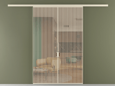 Перегородка Formato вдоль стены 2 створки