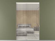 Перегородка Формато внутри проёма 2 створки