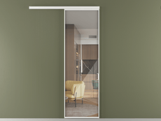 Перегородка Formato вдоль стены 1 створка