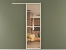 Перегородка Формато вдоль стены 1 створка