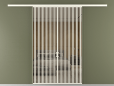 Перегородка Формато вдоль стены 2 створки