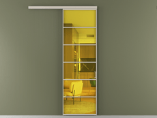 Перегородка Формато вдоль стены 1 створка