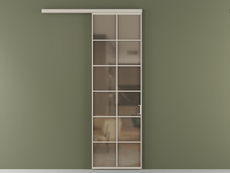 Перегородка Formato вдоль стены 1 створка