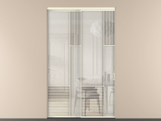 Перегородка Мозаик внутри проёма 2 створки