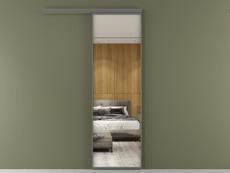 Перегородка Формато вдоль стены 1 створка