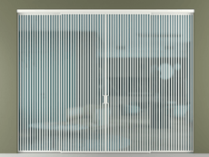 Перегородка Формато внутри проёма 4 створки