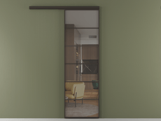 Перегородка Формато вдоль стены 1 створка