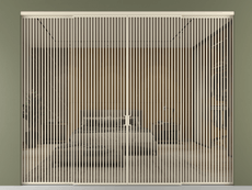 Перегородка Формато внутри проёма 4 створки