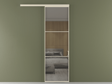 Перегородка Формато вдоль стены 1 створка