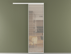 Перегородка Формато вдоль стены 1 створка