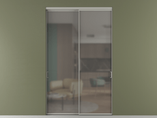 Перегородка Формато внутри проёма 2 створки