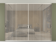 Перегородка Формато внутри проёма скрытое крепление в потолок 4 створки