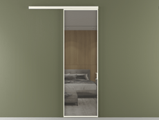 Перегородка Формато вдоль стены 1 створка