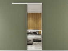 Перегородка Формато вдоль стены 1 створка