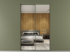 Перегородка Формато внутри проёма 2 створки