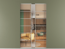 Перегородка Formato скрытый пенал 2 створки