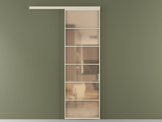 Перегородка Formato вдоль стены 1 створка