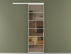 Перегородка Формато вдоль стены 1 створка