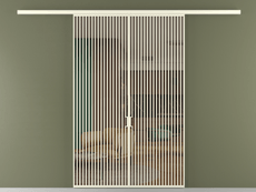 Перегородка Формато вдоль стены 2 створки