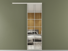 Перегородка Formato вдоль стены 1 створка