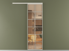 Перегородка Формато вдоль стены 1 створка