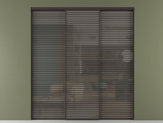 Перегородка Формато внутри проёма 3 створки