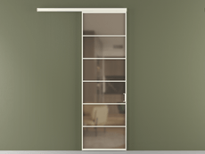 Перегородка Формато вдоль стены 1 створка