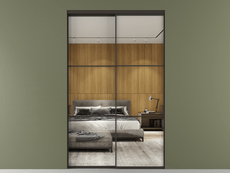 Перегородка Формато внутри проёма 2 створки