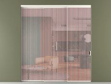 Перегородка Формато внутри проёма 3 створки с синхронным механизмом