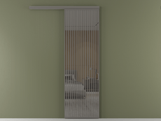 Перегородка Формато вдоль стены 1 створка